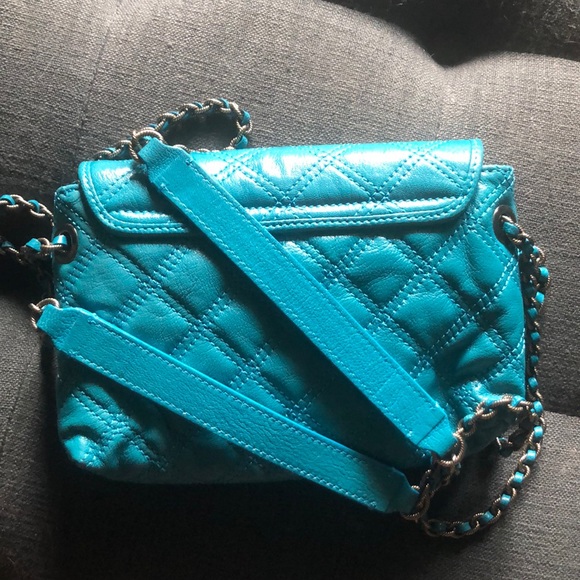 MARC JACOBS Turquoise small clutch w/ chain strap - Picture 3 of 4